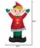 Holiday Time 4-FT Tall Jolly Elf Holiday Inflatable
