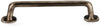 Alno A1408-6-IRN Sierra Pulls, Rustic Iron