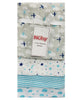 Nuby 4-Pack Receiving Blankets Gift Set, Airplane Theme