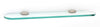 Alno A6650-18-PN  Glass Shelf W/Brackets