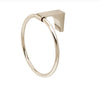 Alno A6840-PN Luna Towel Rings, 6", Polished Nickel