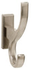 AlnoA7599SN  Arch Robe Hook solid brass Satin Nickel finish