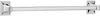 Alno A7920-24-PC Transitional Geometric Towel Bars, Polished Chrome