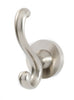 AlnoA8399SN Contemporary I Robe Hook solid brass Satin Nickel finish