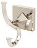 AlnoA8499PN Contemporary II Robe Hook solid brass Polished Nickel finish