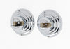 Alno Embassy A9050PC Bath Glass Shelf Brackets Only Polished Chrome