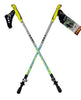 LEKI Walker XS Vario Walking Poles Gray, Blue, Green 80cm-110cm