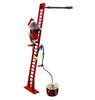 Mr. Christmas 43" Black Animatronic Super Climbing Santa Holiday Decoration