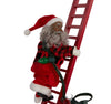 Mr. Christmas 43" Black Animatronic Super Climbing Santa Holiday Decoration