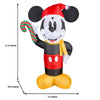 Disney Magic Holiday Mickey Mouse Airdorable 22-inch Tabletop Inflatable