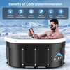 Aixio Large Recovery Portable Ice Bath Tub for Athletes 146 Gallons