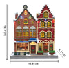 Carole Towne Amanuel's Place Shops Lighted Musical Christmas Building 5968057