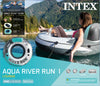 Intex River Run Aqua Sport Lounge Inflatable Water Float 53-inch Diameter