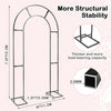 Metal Arch Backdrop Stand and Cover Set 4FT/5FT/6FT