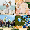 Metal Arch Backdrop Stand and Cover Set 4FT/5FT/6FT