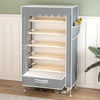 ArluKin Free Standing Shoe Rack Non-Woven Fabric Grey