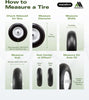Marastar 15x6.00-6 Pneumatic Replacement Front Tire and Wheel Assembly