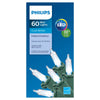 Philips 60 Mini Lights Cool White LED Christmas Holiday Lights