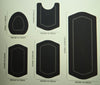 Schweek Bathroom Rugs Sets 5 Pieces. Absorbent Quick Dry Non Slip Rubber