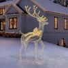 Member's Mark 7-Foot Beaded Micro Light Twinkle Buck Christmas Decoration