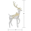 Member's Mark 7-Foot Beaded Micro Light Twinkle Buck Christmas Decoration