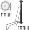 No Lift Bike Rack - Space Saving, Foldable All Steel Bicycle Wall Mount