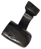 Soft Spa and Bath Pillow with Weighted Tail in Black