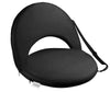 Alpcour Portable Reclining Stadium Seat with Back Pocket Black