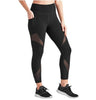 Compression Athletic Ankle Legging with Pockets Black Soot, X-Large 2-Pack