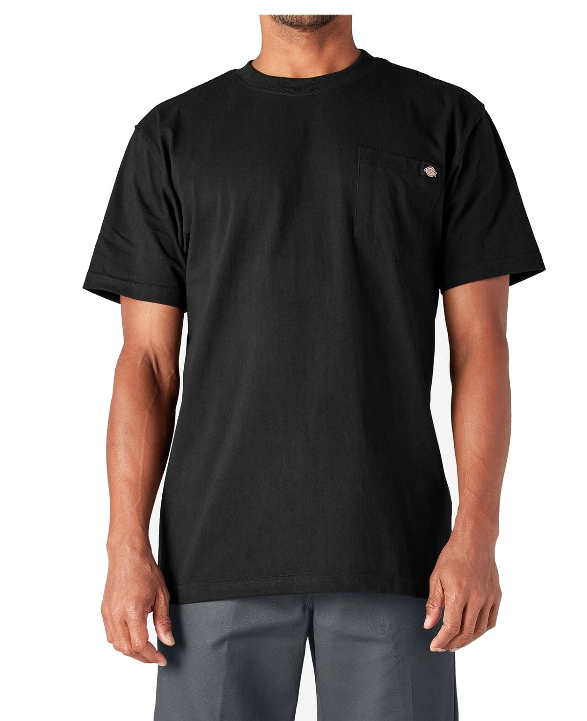 Dickies Men's Short Sleeve Black Pocket T-Shirt 6XL