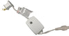 GE Color Choice 8-Ct Dual Color 96 LED Snowflake Icicle Lights Multi/ Warm White
