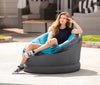 Intex Empire Inflatable Chair Blue 44" X 43" X 27"