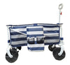 Old Bahama Bay Quad Folding Wagon Blue with White Stripe