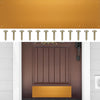 BELLA BAYS Door Kick Plate 10" x 34" Metal Plate Protective Film Brass