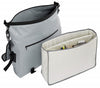 BriefSak Waterproof Messenger Bag, XL Fits Laptops up to 17.5" (Grey)
