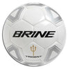 Brine Soccer Trident Soccer Ball Size 5 White & Silver Checkered
