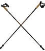 LEKI Nordic Walking Platinium Carbon Series Fixed Length Walking Poles 115cm Brown