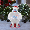 Gemmy Rudolph 3.3-FT Tall Freestanding Bumble Flat-Tastics Lighted Yard Decor