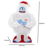 Gemmy Rudolph 3.3-FT Tall Freestanding Bumble Flat-Tastics Lighted Yard Decor