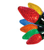 GE StayBright 25-LED Diamond Cut C-9 Multicolor Christmas Lights 12-Feet