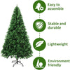 Mupera 6FT Unlit Artificial Christmas Tree with Metal Stand
