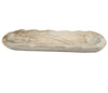 Uziass Wood Dough Bowl Decorative Centerpiece Accent 33in x 9in x 4in Natural