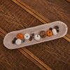 Uziass Wood Dough Bowl Decorative Centerpiece Accent 33in x 9in x 4in Natural