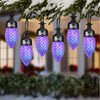Gemmy LightShow Northern Sky Diamond Sparkle C9 Multicolor LED String Lights