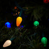 GE Energy Smart 100 LED C-9 Lights Multi Color with Green Wire 66-FT