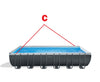 Replacement Horizontal Pole (C) for 24ftX12ftX52in Rectangular Ultra Frame Pool