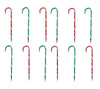 Treela 12-Piece 36-inch Christmas Candy Cane Lights Pathway Markers Red and Green