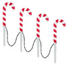 Gemmy LightShow ColorMotion Candy Canes Pathway Markers White 4-Piece 7.5-Feet