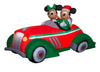 Gemmy Disney Mickey and Minnie in Car Christmas Inflatable 8.5-Feet Wide