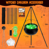 Large Witch Cauldron Halloween Decorations Outdoor